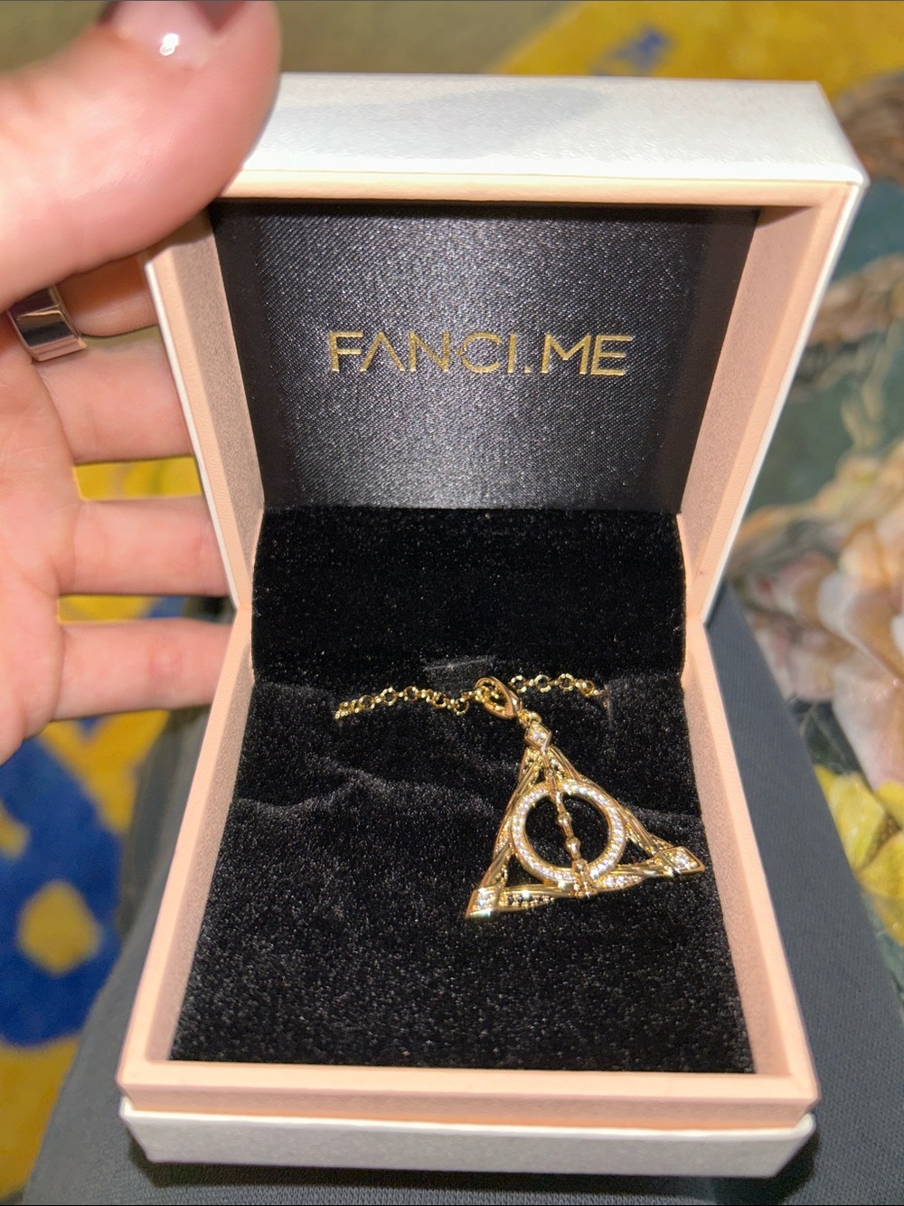 Warner Bros. Harry Potter Necklace Box in Brown & Gold - Picture 5 of 5
